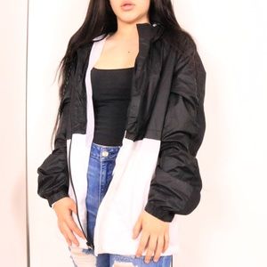 🖤 BLACK AND WHITE ADIDAS WINDBREAKER 🖤